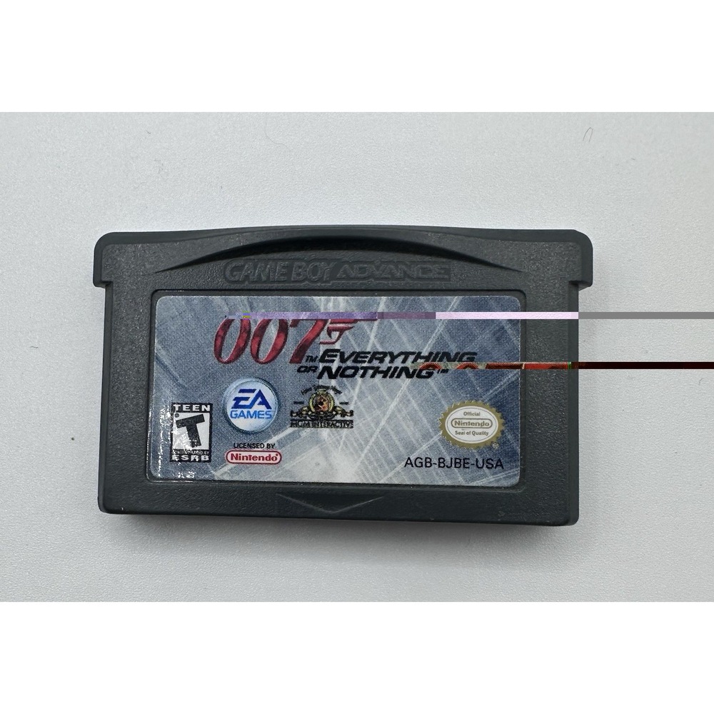 James Bond 007 Everything or Nothing Nintendo Game Boy Advance GBA AGB-BJBE-USA